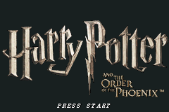 Harry Potter and the Order of the Phoenix Title Screen